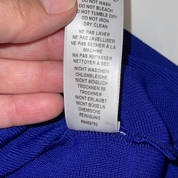 Adrianna Papell Blue Fit & Flare Dress Sleeveless M - Picture 14 of 16